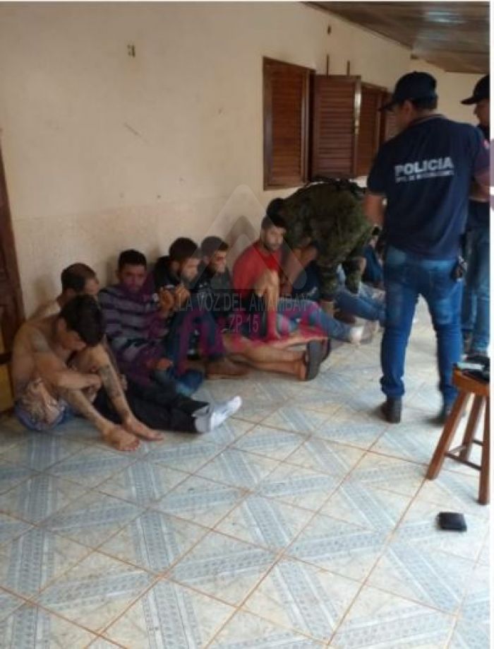 Intervención fiscal y policial en la zona de Capitán Bado: Se habla de 13 detenidos