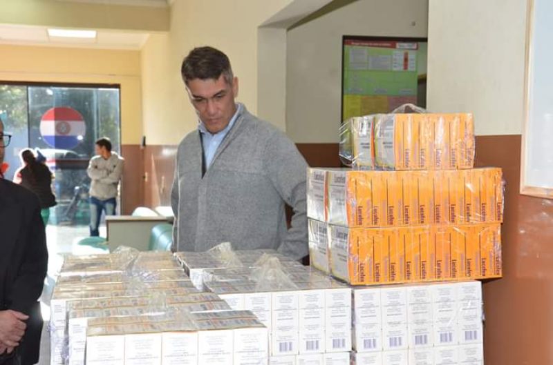 Gobernador  Ronald Acevedo entregÃ³ lote de medicamentos al Puesto de Salud de barrio Obrero 