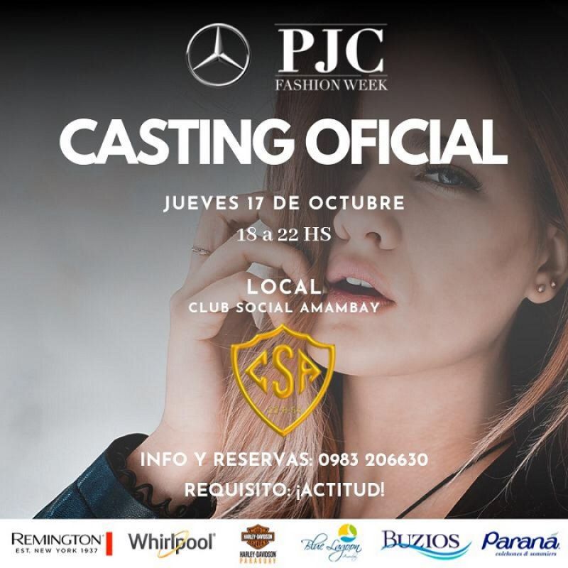 Casting de modelos de PJC FASHION WEEK 