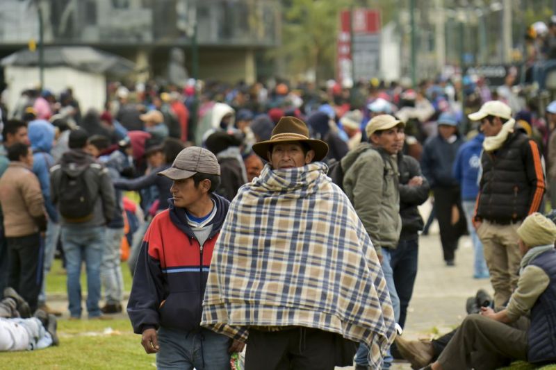 IndÃ­genas toman Quito y ponen en jaque al gobierno de LenÃ­n Moreno