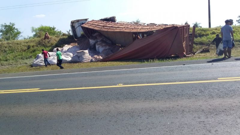 Grave accidente a la altura de Santa Rosa del Aguaray