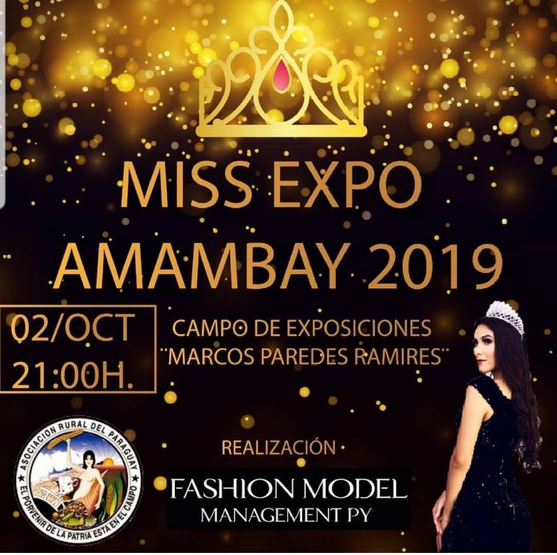 Hoy se conocerÃ¡ a la Miss Expo Amambay 2019