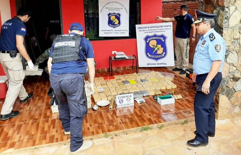 Pedrojuanino colocaba 200 kilos de cocaÃ­na al mes en AsunciÃ³n y Central