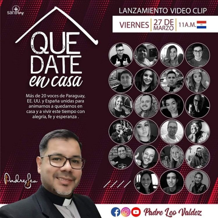 Video clip de la canciÃ³n compuesta por el sacerdote Leo Valdez se lanza hoy por las redes sociales