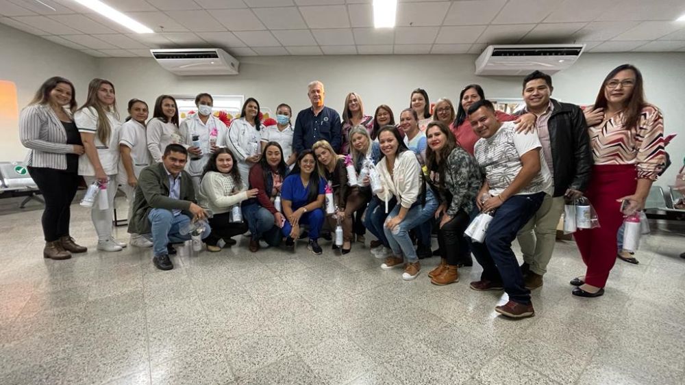 José Carlos compartió con enfermeras /os por el Día Internacional de la Enfermería