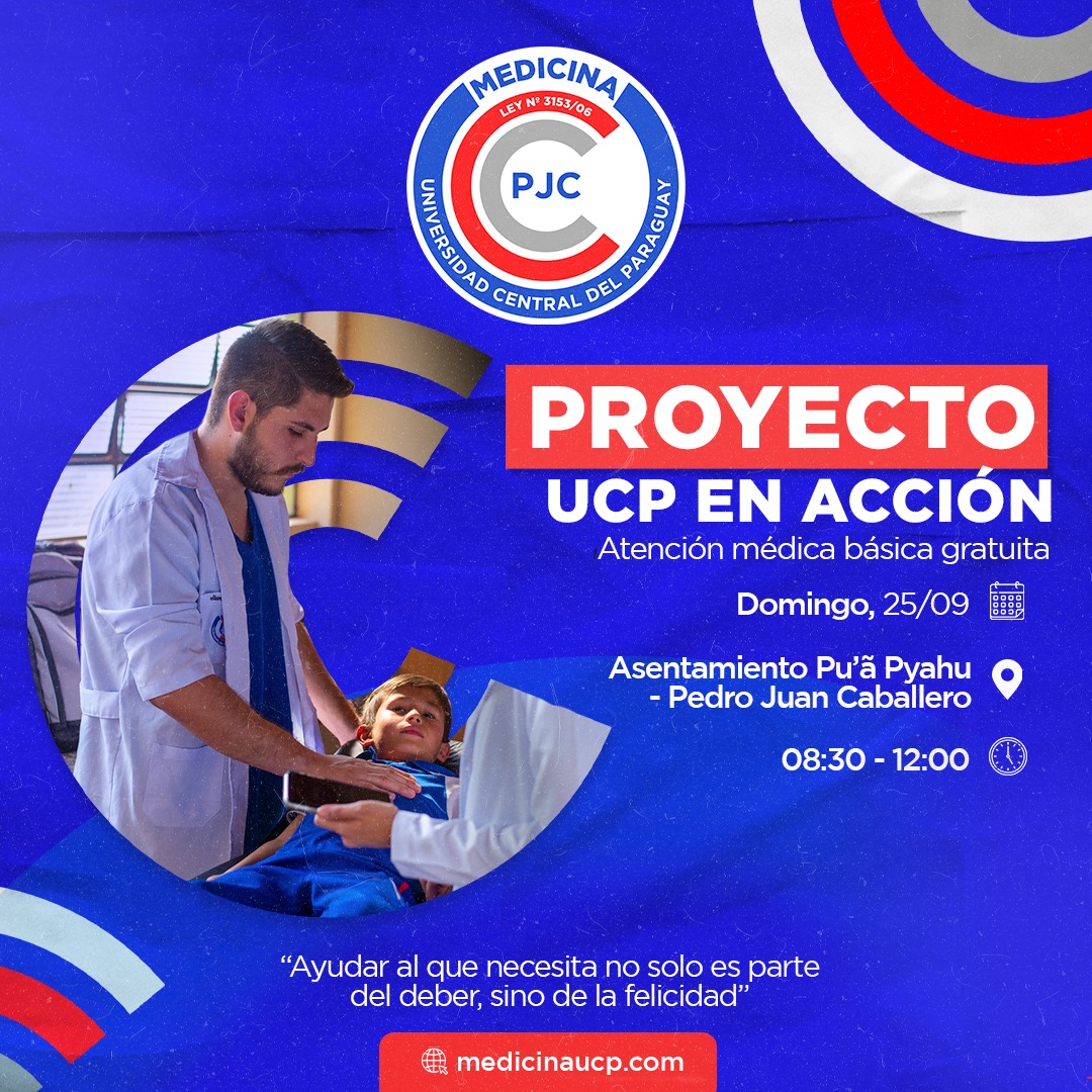 Proyecto UCP en Acción estará este domingo en el Asentamiento Pu’ã Pyahú