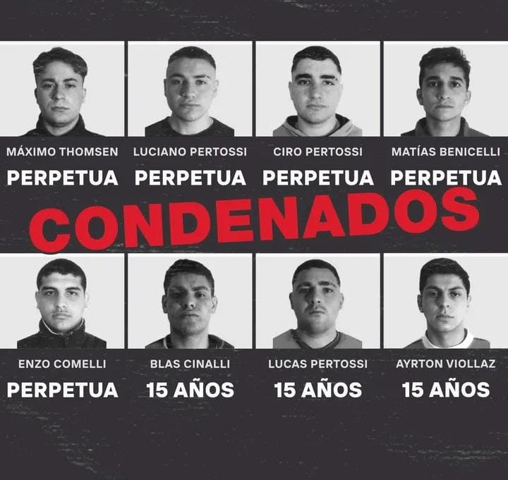 Condena a rugbistas: los fallos y sus participaciones en el crimen de Fernando