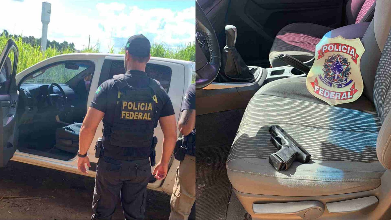 Localizan vehículo y arma robada a delegado de Policía Federal en la frontera
