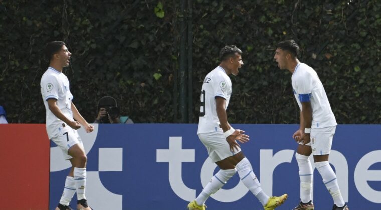 Uruguay golea y asegura su lugar en el Mundial Sub-20